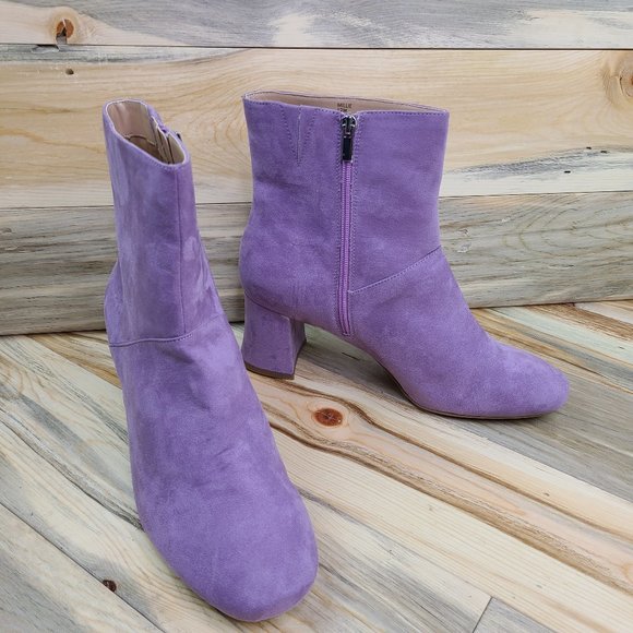 light purple booties